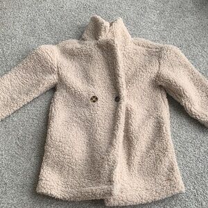 Tahari Kids Cream Sherpa Coat